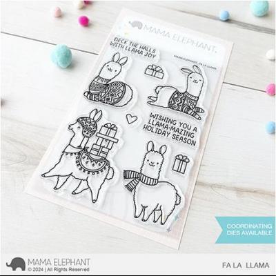 Mama Elephant Stempel - Fa La Llama